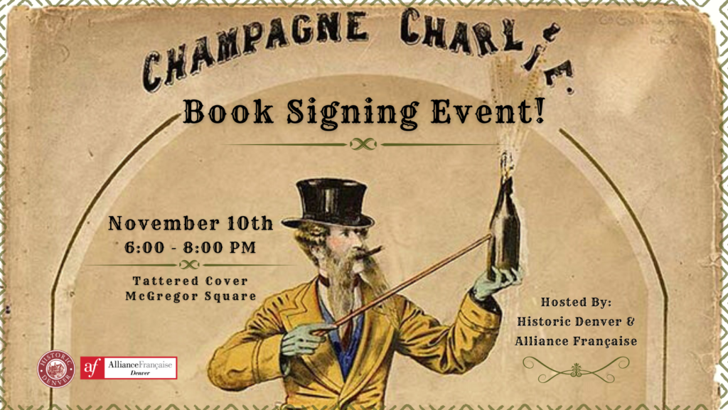 Champagne Charlie Book Signing