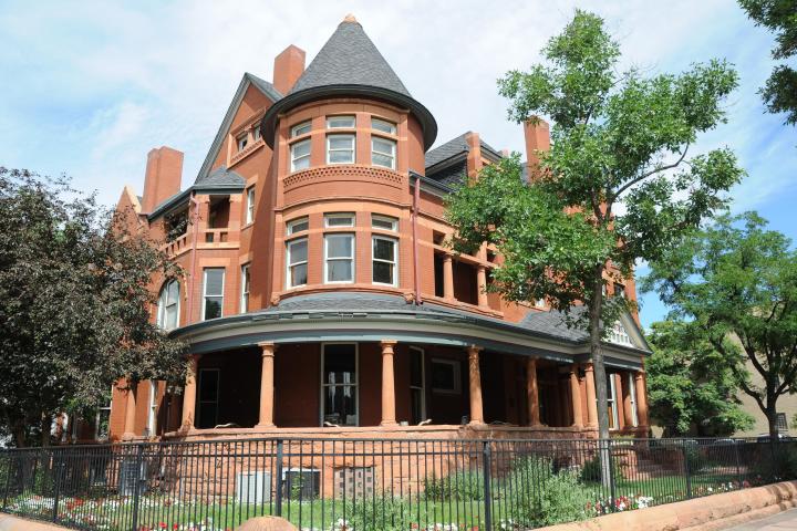 a large brick building