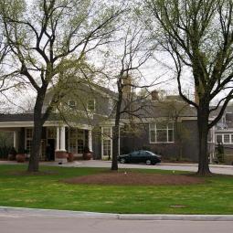 a large tree in a park