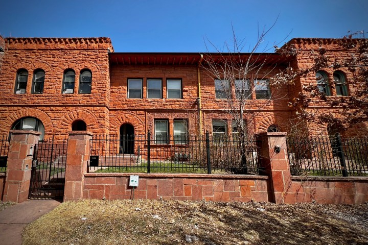 a large brick building