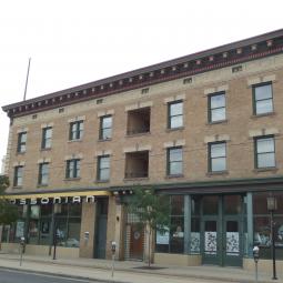 a large brick building