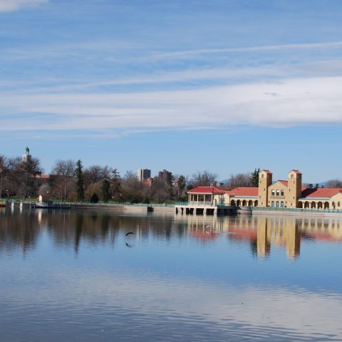 a bridge over a body of water
