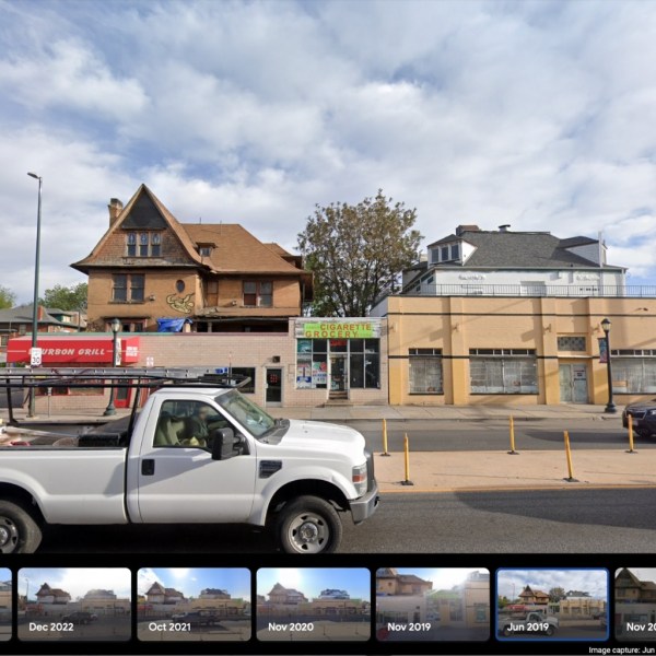 a car parked in a parking lot
